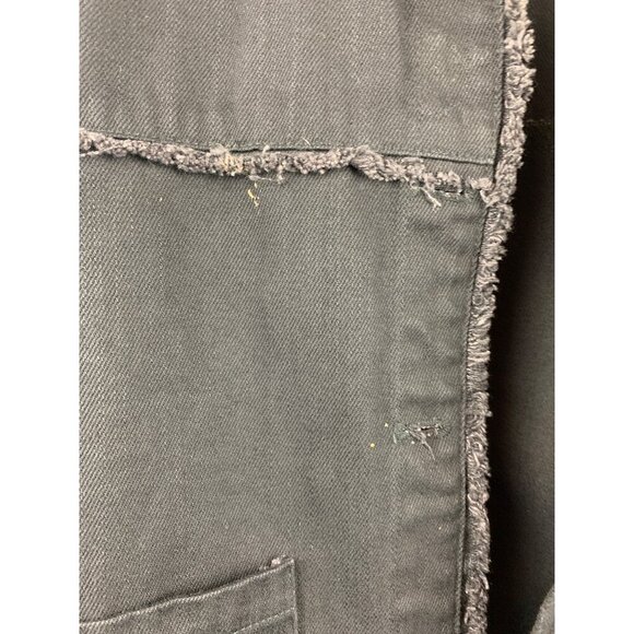 Women's Mod Ref Black Denim Jacket Size M - Picture 8 of 8